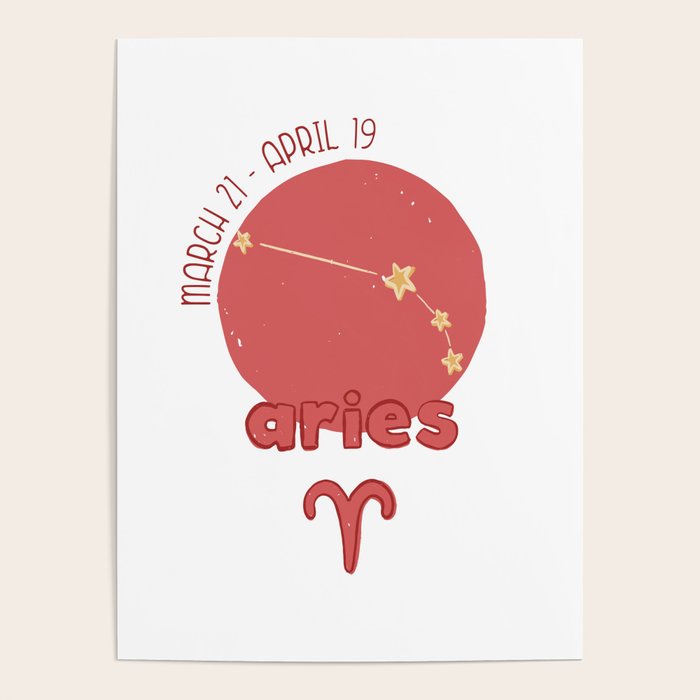 Aries Constellation Poster Gallery Image 4