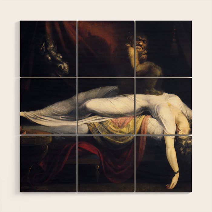 Henry Fuseli The Nightmare Wood Wall Art Gallery Image 1