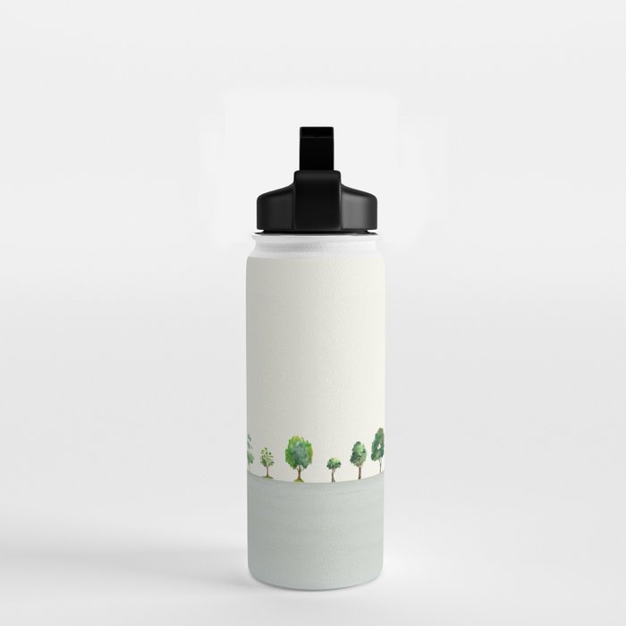 A Row Of Trees Water Bottle Gallery Image 2