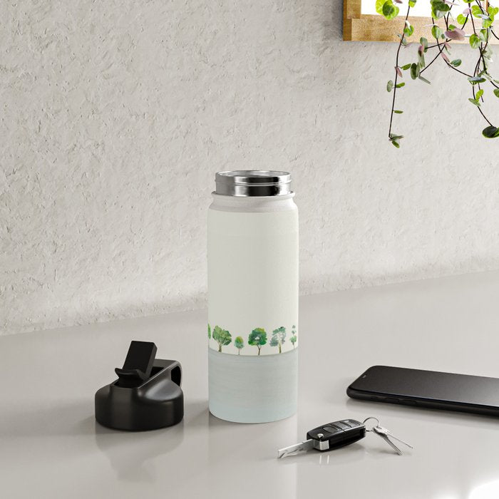 A Row Of Trees Water Bottle Gallery Image 5