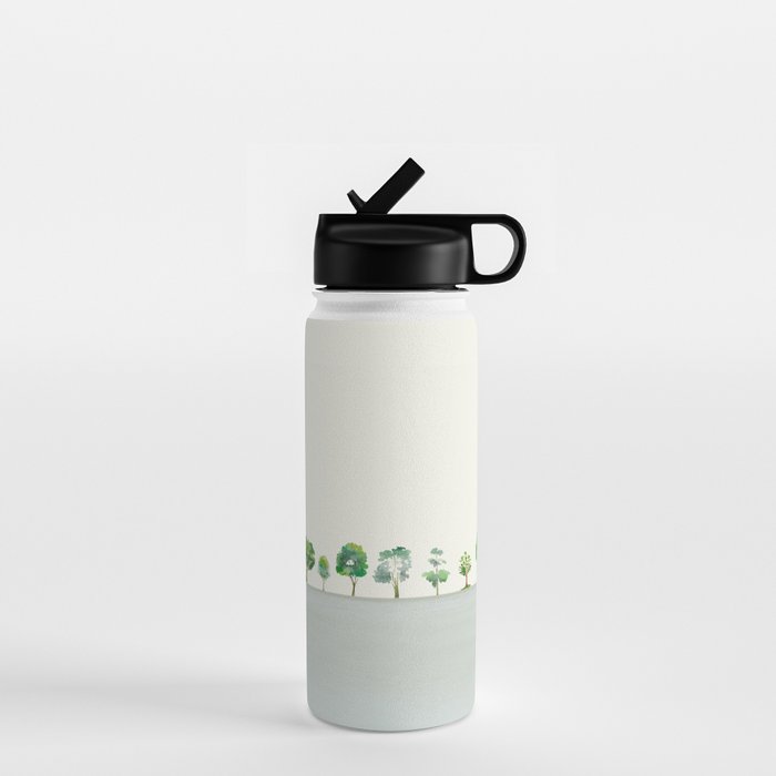 A Row Of Trees Water Bottle Gallery Image 1