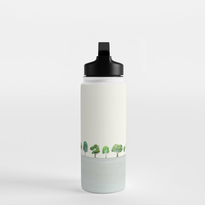 A Row Of Trees Water Bottle Gallery Image 3