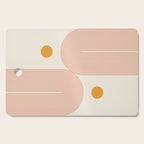 Abstraction_SUN_DOUBLE_LINE_POP_ART_Minimalism_001C Cutting Board Gallery Image 1