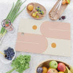 Abstraction_SUN_DOUBLE_LINE_POP_ART_Minimalism_001C Cutting Board Gallery Image 2