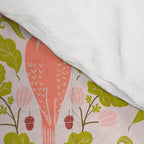 Peach And Pink Woodpecker Comforter Gallery Image 4