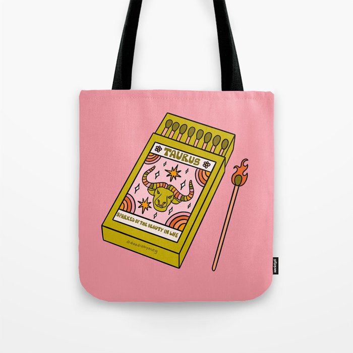 Taurus Matchbox Tote Bag Gallery Image 1