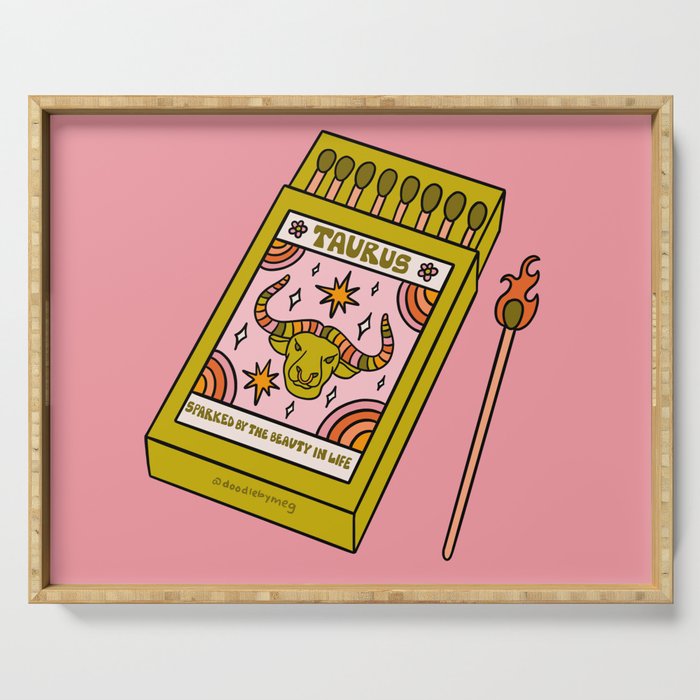 Taurus Matchbox Serving Tray Gallery Image 1