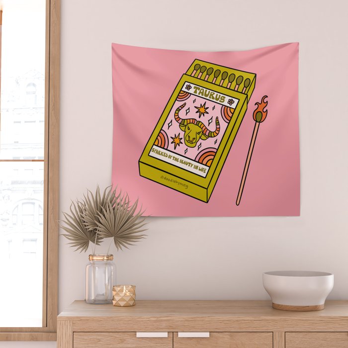 Taurus Matchbox Wall Tapestry Gallery Image 2