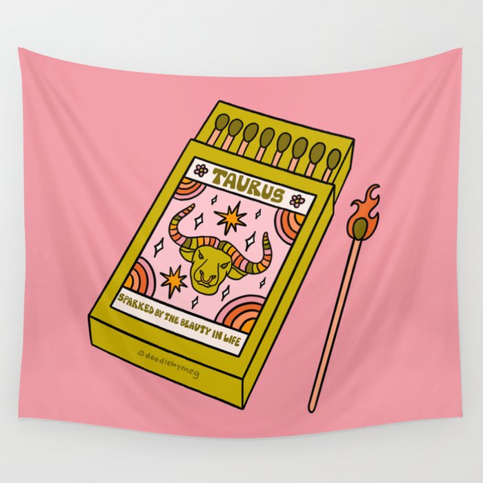 Taurus Matchbox Wall Tapestry Gallery Image 1