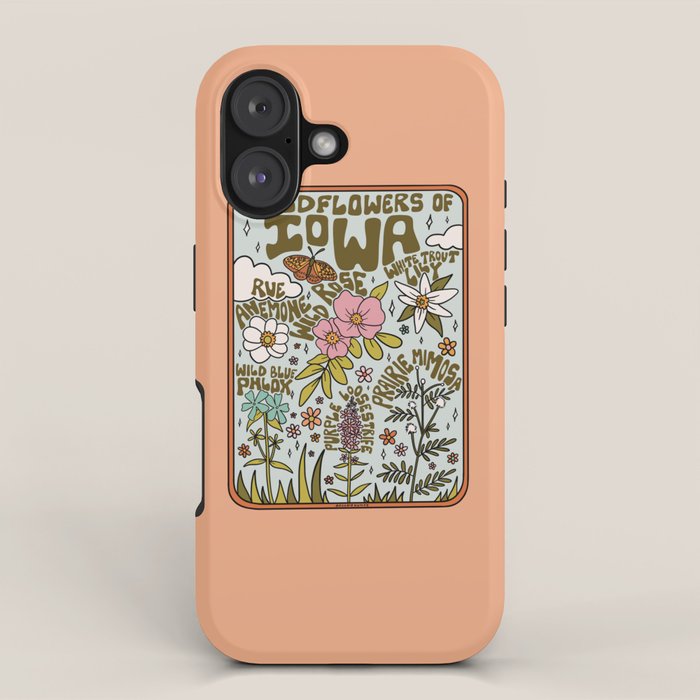 Iowa Wildflowers iPhone Case Gallery Image 1