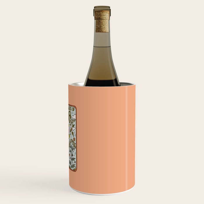 Iowa Wildflowers Wine Chiller Gallery Image 3