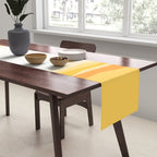 Abstract Landscape 09 Yellow Table Runner Gallery Image 2