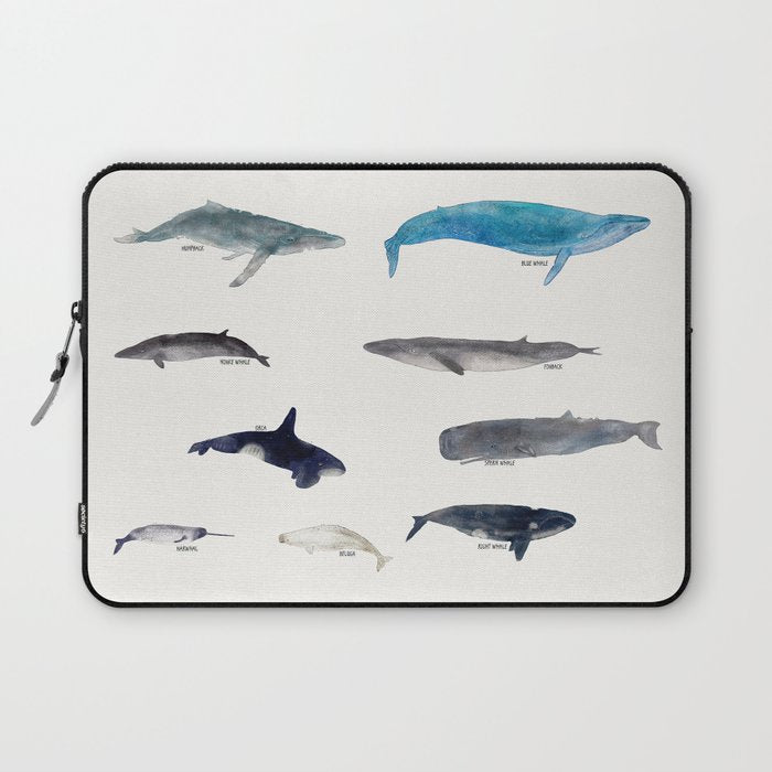 whales Laptop Sleeve Gallery Image 1
