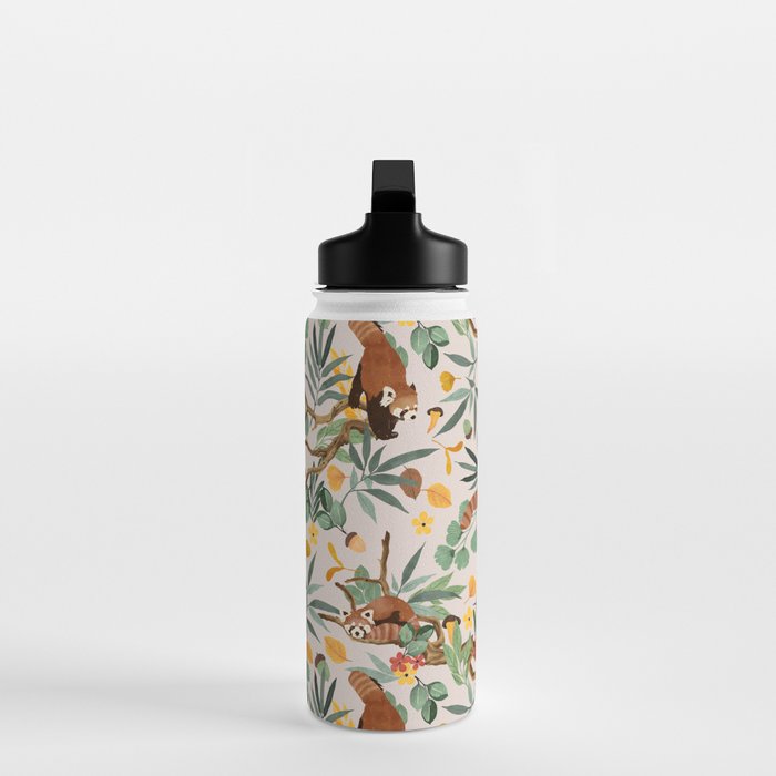 RED PANDAS IN WILD NATURE 10 Water Bottle Gallery Image 3