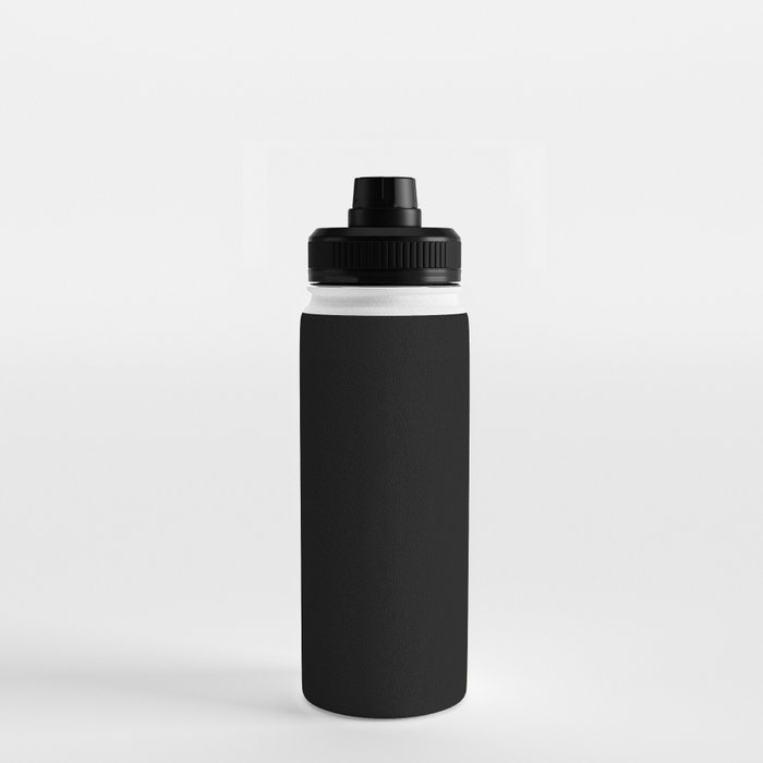 Simple Waves 2 - Lime Green Water Bottle Gallery Image 3