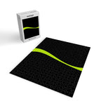 Simple Waves 2 - Lime Green Jigsaw Puzzle Gallery Image 2