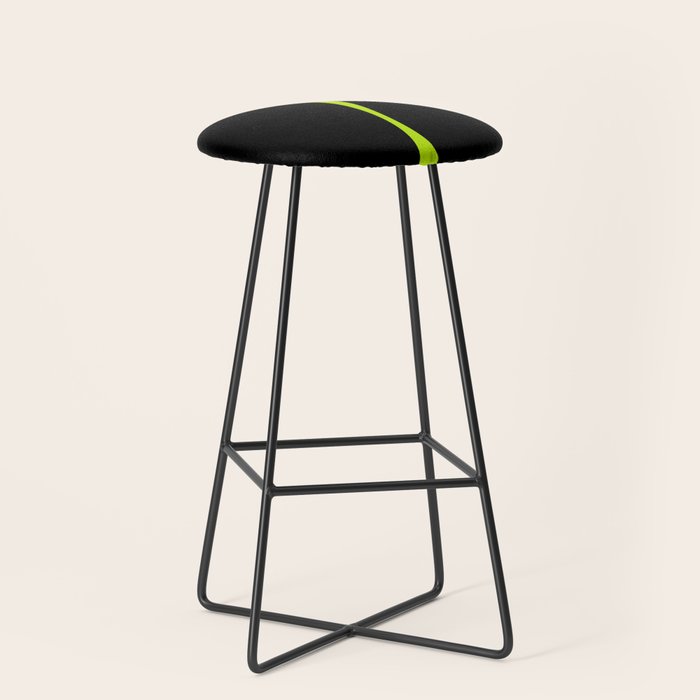 Simple Waves 2 - Lime Green Stool Gallery Image 1