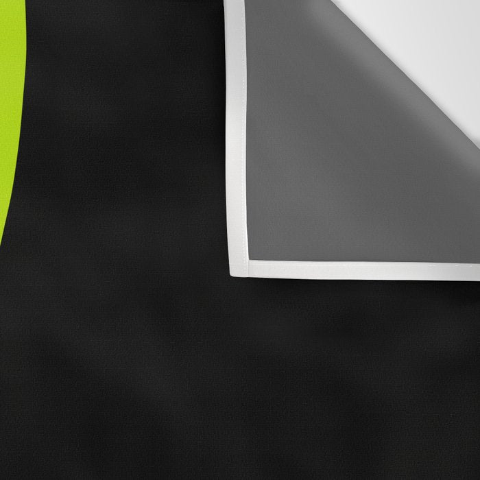 Simple Waves 2 - Lime Green Wall Tapestry Gallery Image 3