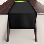 Simple Waves 2 - Lime Green Table Runner Gallery Image 1