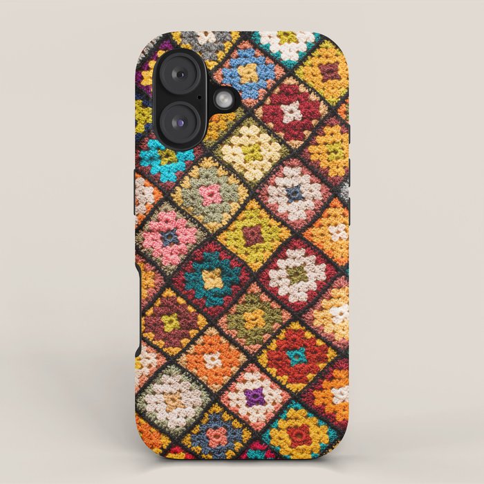 Granny square iPhone Case Gallery Image 1