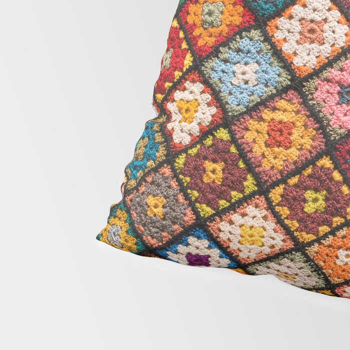 Granny square Pillow Sham Gallery Image 4
