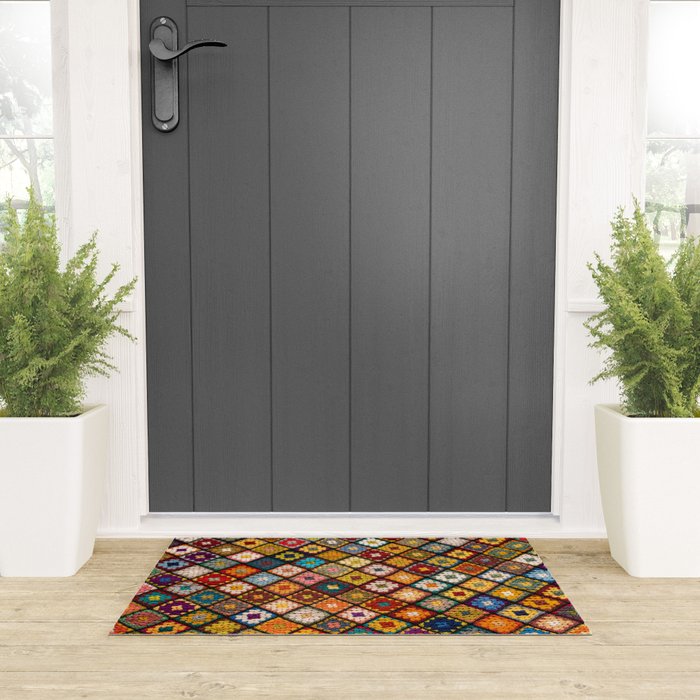 Granny square Welcome Mat Gallery Image 3