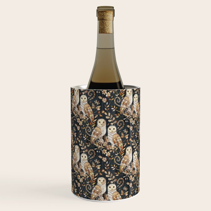 Wooden Wonderland Barn Owl Collage Wine Chiller Gallery Image 2