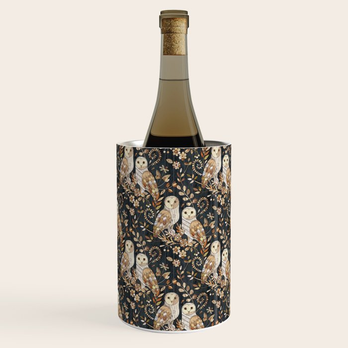 Wooden Wonderland Barn Owl Collage Wine Chiller Gallery Image 3
