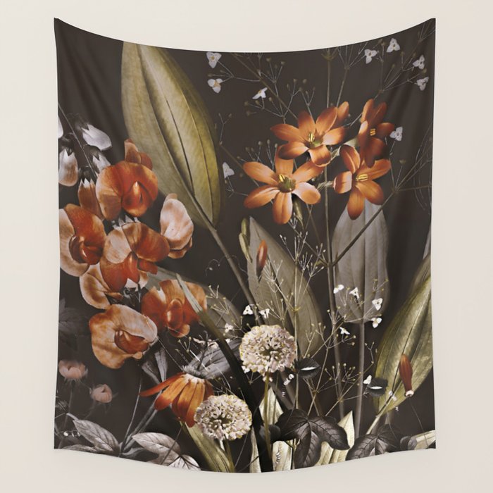 Night Garden Wall Tapestry Gallery Image 1