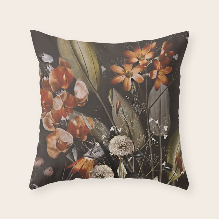Night Garden Throw Pillow Gallery Image 6