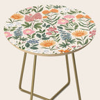 Flowers of the Meadow - beige Side Table Gallery Image 2