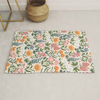 Flowers of the Meadow - beige Rug Gallery Image 1