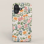 Flowers of the Meadow - beige iPhone Case Gallery Image 1