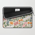 Flowers of the Meadow - beige Laptop Sleeve Gallery Image 2