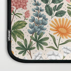 Flowers of the Meadow - beige Laptop Sleeve Gallery Image 3