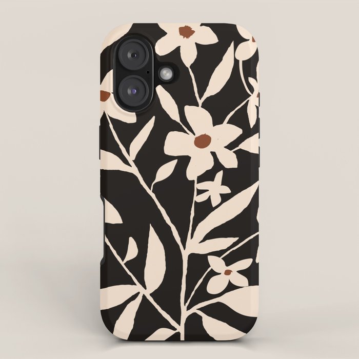 Abstract Minimal Flowers 29 iPhone Case Gallery Image 1