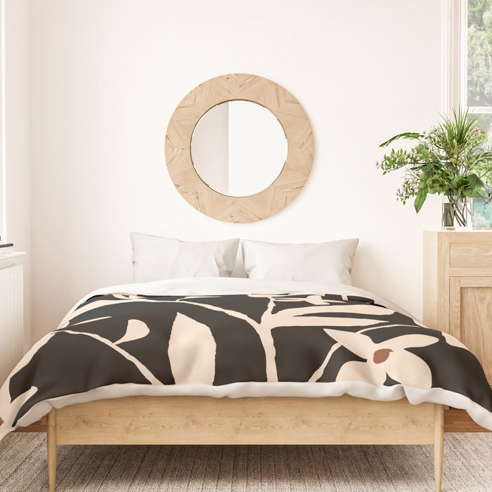 Abstract Minimal Flowers 29 Duvet Cover Gallery Image 3