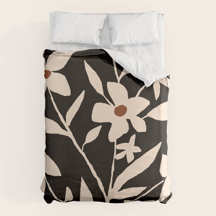Abstract Minimal Flowers 29 Duvet Cover Gallery Image 1
