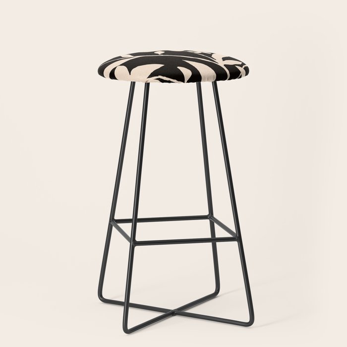 Abstract Minimal Flowers 29 Stool Gallery Image 1