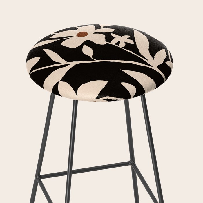 Abstract Minimal Flowers 29 Stool Gallery Image 2