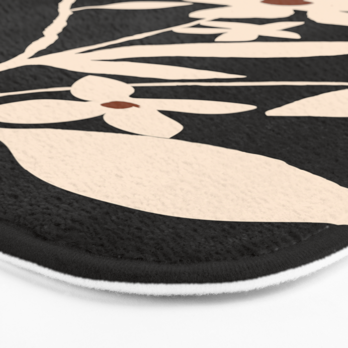 Abstract Minimal Flowers 29 Bath Mat Gallery Image 3