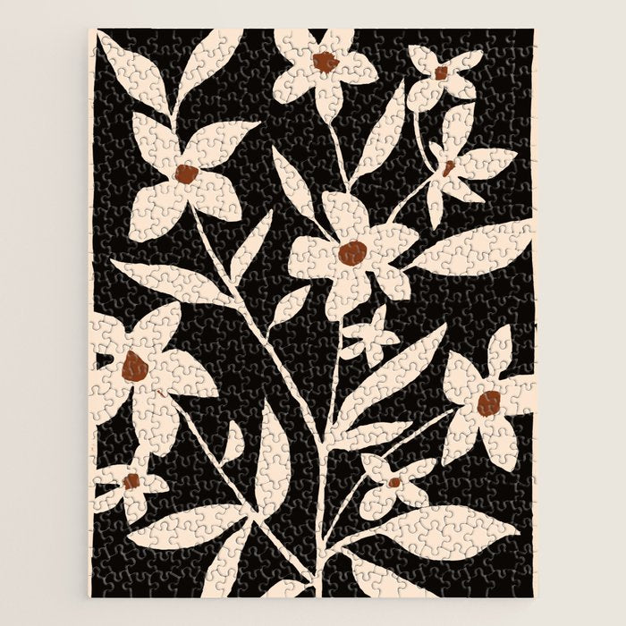 Abstract Minimal Flowers 29 Jigsaw Puzzle Gallery Image 1