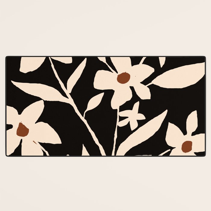 Abstract Minimal Flowers 29 Desk Mat Gallery Image 3