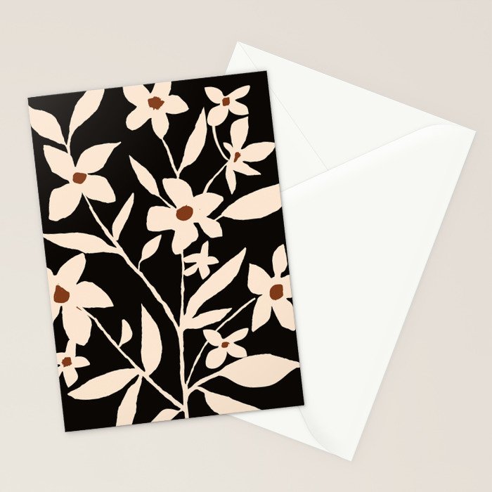 Abstract Minimal Flowers 29 Stationery Card Gallery Image 2