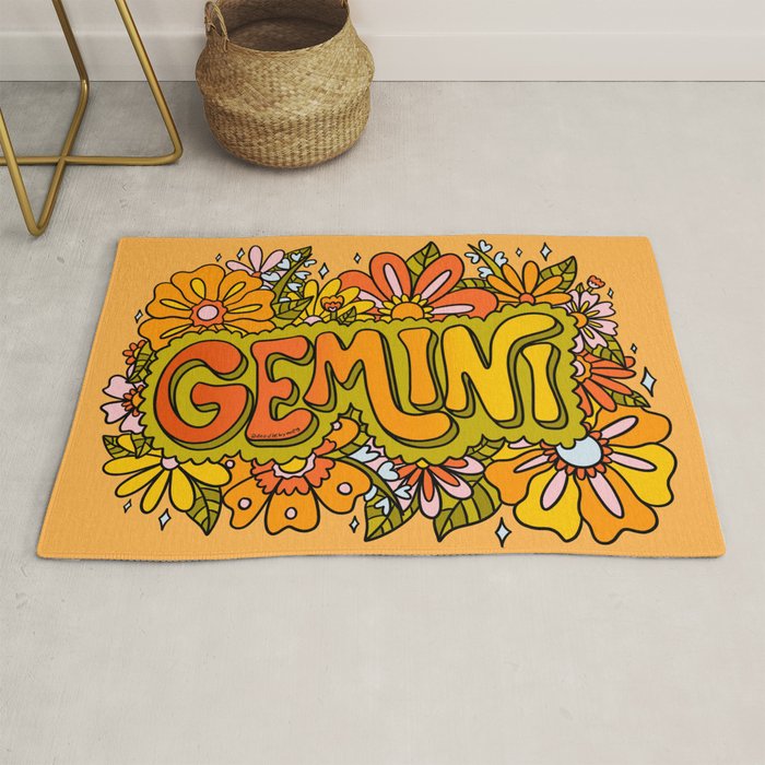 Gemini Flowers Rug Gallery Image 1