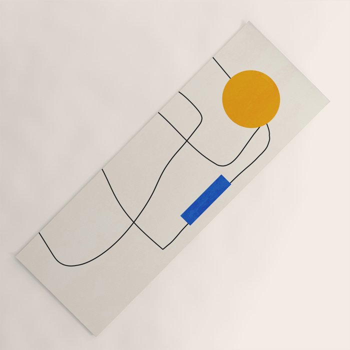 Minimal Geometric Shapes 67 Yoga Mat Gallery Image 1