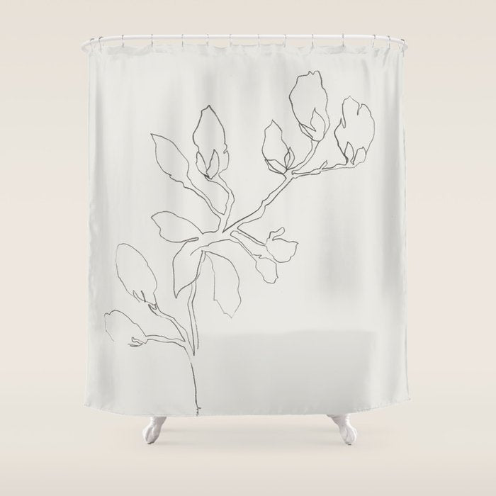 Floral Study No. 3 Shower Curtain Gallery Image 1
