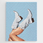 These Boots - Glitter Blue Landscape Jigsaw Puzzle Gallery Image 1