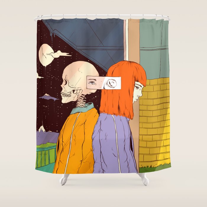 Haunting Past (A Reflection) Shower Curtain Gallery Image 1