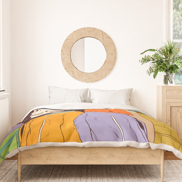 Haunting Past (A Reflection) Duvet Cover Gallery Image 3